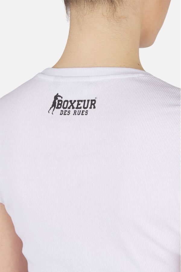 BXW0200357ARWHXL-Cropped T-Shirt W/ Coulisse