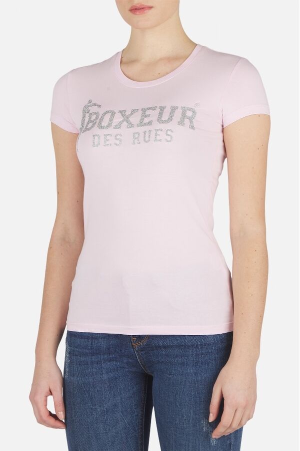 BXW0220104ARPINKS-Basic T-Shirt With Front Logo