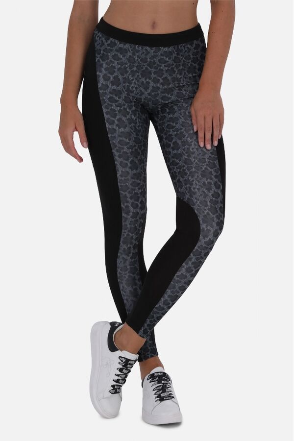 BXW1000294ASANT-L-Mid-Rise&nbsp; Color-Block Leggings