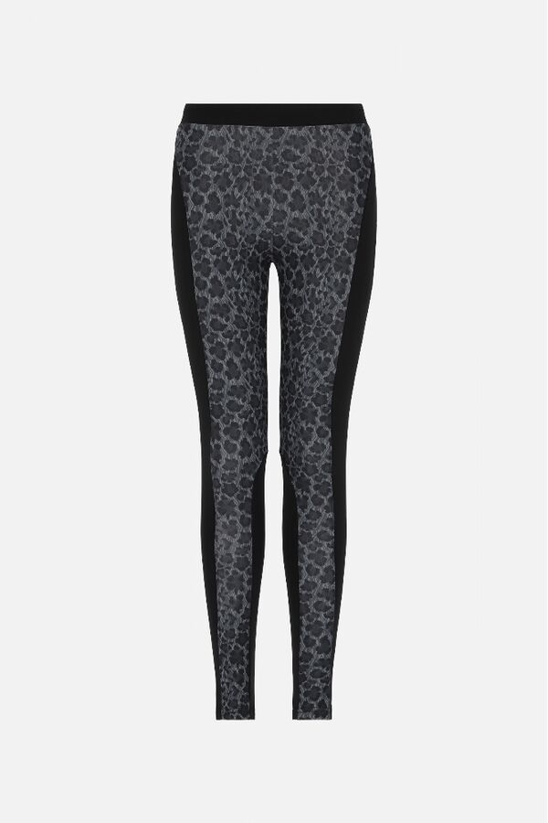 BXW1000294ASANT-L-Mid-Rise&nbsp; Color-Block Leggings