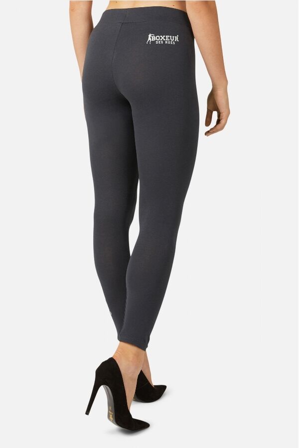 BXW1001906AQANTM-Basic Leggings With Front Logo