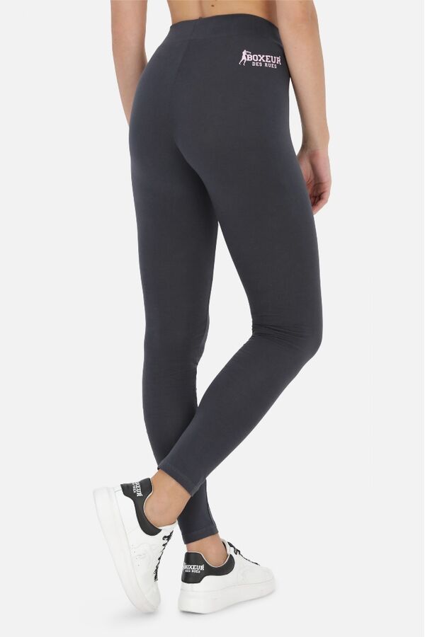 BXW1001906ASANPK-L-Basic Leggings With Front Logo