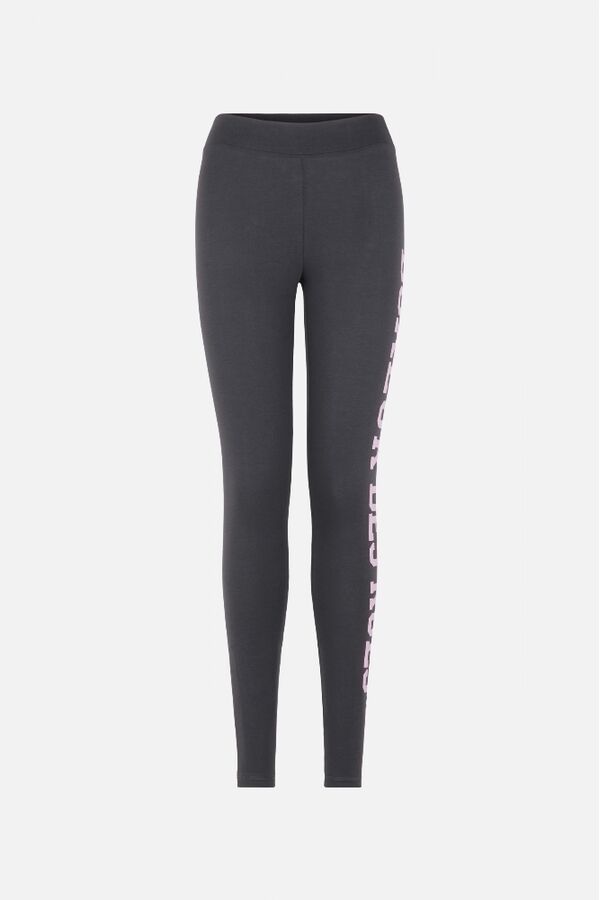 BXW1001906ASANPK-XL-Basic Leggings With Front Logo