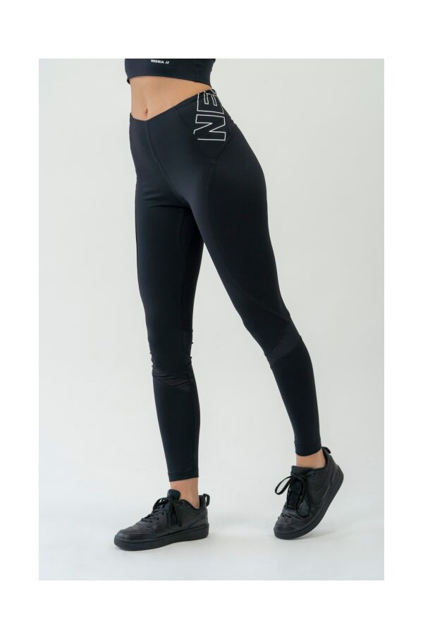Nebbia Nebbia Fit Activewear High-Waist Leggings 443 black 7898-21