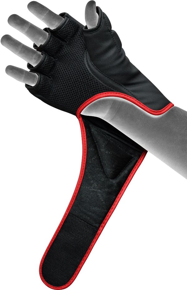 RDXGGR-F6MR-L-Grappling Gloves F6 Matte Red-L