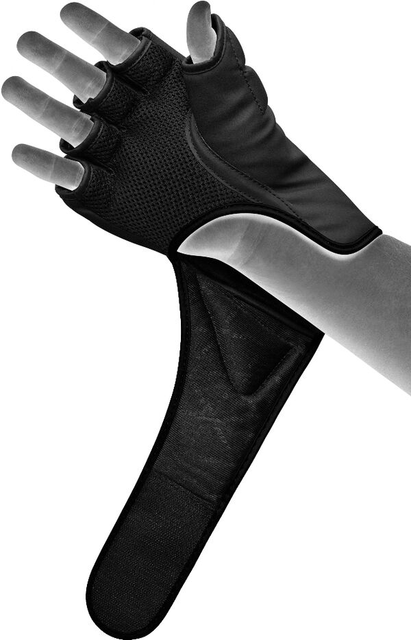 RDXGGR-F6MB-XL-Grappling Gloves F6 Matte Black-XL