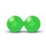 Double ebonite massage ball "Foam Ball" Ø 6cm | Grün