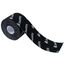 Tape Kinesiologie-Band aus Baumwolle 5m JustFit | Schwarz