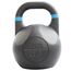 Kettlebell en acier avec revêtement en poudre GladiatorFit | 10 KG, Couleur: Noir, Poids kg: 10