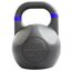 Powder-coated steel kettlebell GladiatorFit | 20 KG, Colour: Schwarz, Additional Weight: 20 kg