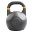 Kettlebell en acier avec revêtement en poudre GladiatorFit | 28 KG, Couleur: Noir, Poids kg: 28 