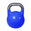 Cast-iron competition kettlebell with inlaid logo | 12 KG, Colour: Blue, Additional Weight: 12 kg