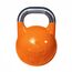Kettlebell de compétition en fonte avec logo incrusté | 28 KG, Couleur: Orange, Poids kg: 28 
