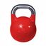 Cast-iron competition kettlebell with inlaid logo | 32 KG, Colour: Rot, Additional Weight: 32 kg