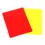 GL-7640344754059-PVC referee cards (set of 2, 1 red and 1 yellow)
