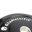 GL-7649990879710-Black Olympic disc with rubber coating &#216; 51mm | 15 KG