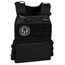 GL-7649990879222-Adjustable nylon weighted vest | Black 1.5 KG