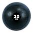 Slam Ball" rubber weighted fitness ball | 20 KG, Colour: Schwarz, Additional Weight: 20 kg