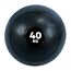 Slam Ball" rubber weighted fitness ball GladiatorFit | 40 KG, Colour: Schwarz, Additional Weight: 40 kg