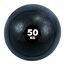 Slam Ball" rubber weighted fitness ball | 50 KG, Colour: Schwarz, Additional Weight: 50 kg