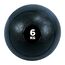 Fitness-Beschwerungsball "Slam Ball" aus Gummi | 6 KG, Farbe: Schwarz, Zusatzgewicht: 6 kg