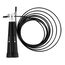 Plastic skipping rope 180cm adjustable + "Speed Rope" bag | Black, Colour: Schwarz