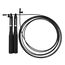 Springseil "Speed Rope" 3m aus Aluminium + Tasche GladiatorFit | Schwarz, Farbe: Schwarz