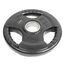 Bumper Plate" rubber grip disc Ø 51mm GladiatorFit | 5 KG, Colour: Schwarz, Additional Weight: 5 kg