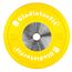 Gummischeibe Competition "Bumper Plate" Ø 51mm | 15 KG, Farbe: Gelb, Zusatzgewicht: 15 kg