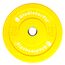 Olympische Scheibe gummifarbig "Bumper Plate" Ø 51mm | 15 KG, Farbe: Gelb, Zusatzgewicht: 15 kg