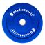Olympische Scheibe gummifarbig "Bumper Plate" Ø 51mm | 20 KG, Farbe: Blau, Zusatzgewicht: 20 kg