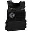 Veste gilet lesté tactique "Weighted Vest" | Noir Sans plaques