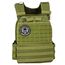 Tactical Weighted Vest" (Taktische Gewichtsweste) | Militärgrün Sans plaques