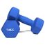 Haltères néoprène musculation et fitness (lot de 2) GladiatorFit | 2 x 7 KG, Couleur: Bleu, Poids kg: 7 