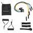 Elastic resistance band/tube kit with handles + bag