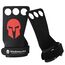 Handgrips Handschuhe crosstraining drei Finger Carbon | XL, Bekleidungsgrösse: XL, Farbe: Schwarz