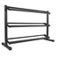 Steel storage rack for 12 pairs of dumbbells