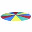 GL-7640344753977-Rainbow parachute fabric for children 20 handles | 700 CM
