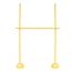 GL-7640344753809-Posts with studs and markers | Yellow 3 PIQUETS