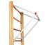 Barre de traction 65cm en acier pour espalier en bois