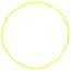 Round gymnastic hoop Ø 80cm | Gelb