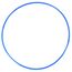 Cerceau rond de gymnastique Ø 80cm | Bleu