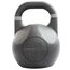 Powder-coated steel kettlebell GladiatorFit | 36 KG, Colour: Schwarz, Additional Weight: 36 kg