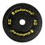 Olympic disc "Hi-Temp" Rubber Ø 51mm | 15 KG, Colour: Yellow, Additional Weight: 15 kg