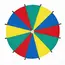 Rainbow fabric parachute for children Omada | 300 CM
