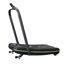 Treadmill in curved steel without motor