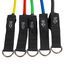 Elastic resistance band/tube kit with handles + bag, 6 image