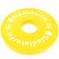 Fractional Plate" rubber discs Ø 51mm (set of 2) | 1.5 KG, Colour: Yellow, Additional Weight: 1,5 kg, 5 image