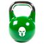 Cast iron competition kettlebell with painted logo | 24 KG, Colour: Green, Additional Weight: 24 kg, 3 image