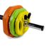 Pump bodybuilding kit with 6 discs + bar + 2 stop discs 31mm GladiatorFit, 6 image